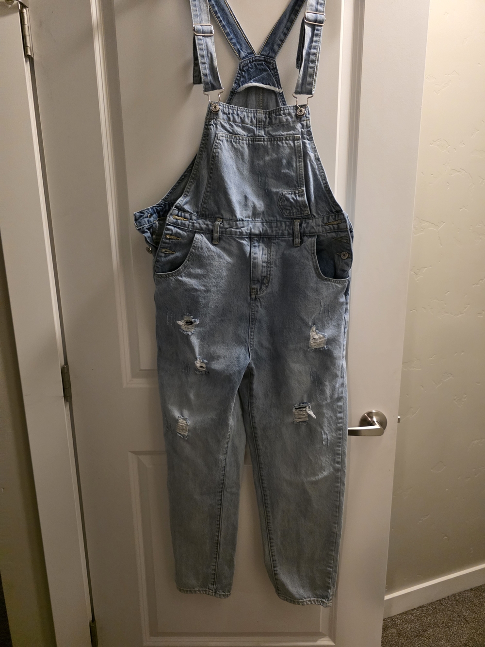 SOKO Blue Denim Jeans with Contrast Stitching